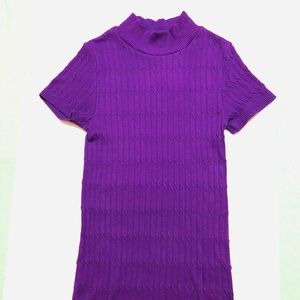 🍁🎄 3 for $10. Purple turtleneck blouse.